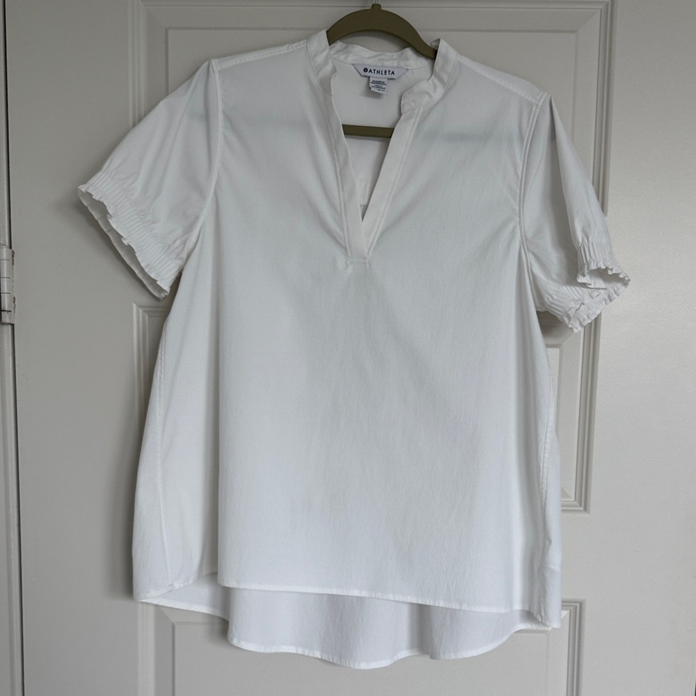 Athleta White Blouse